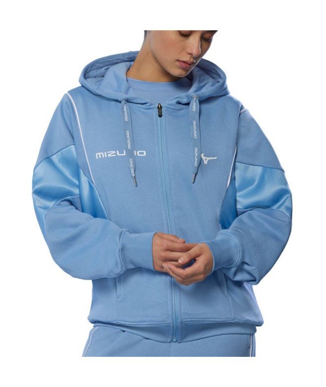 Sudadera de Fitness Mizuno Athletics Hoody Mujer Azul