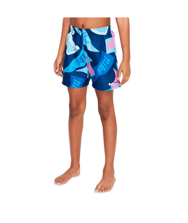Bañador de Playa y Piscina Nike Niño Azul Marino