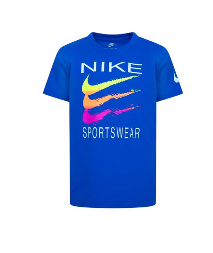 T-shirt Nike Nkb Nike Sportswear Swoosh Enfant Bleu