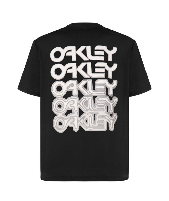 Camiseta Oakley B1B Repeated Tee Hombre Negro