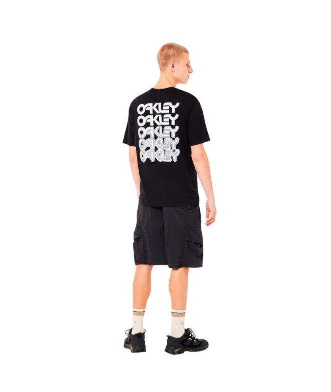 T-shirt Oakley B1B Repeated Tee Homme Noir