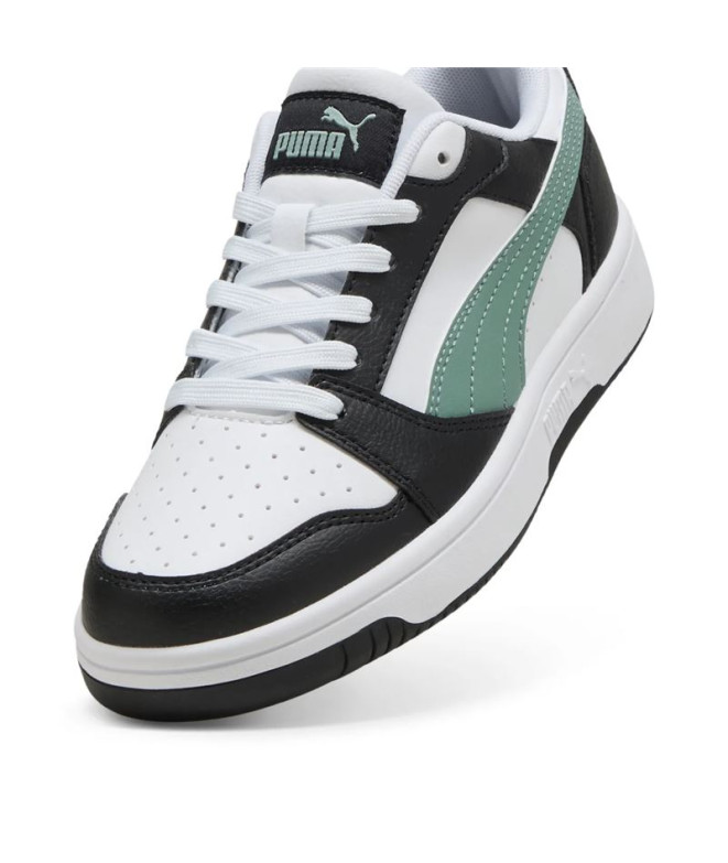 Chaussures Puma Rebound V6 Lo Jeune Noir/Vert...