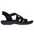 Sandales Skechers Slip-Ins Reggae Slim - Stretch Femme Noir