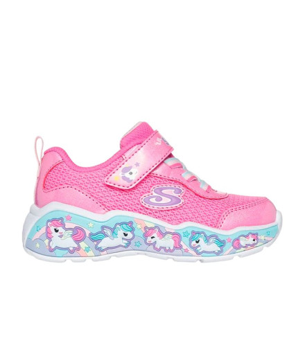 Sapatilhas Skechers Play Scene - Fun Squ Menina Rosa