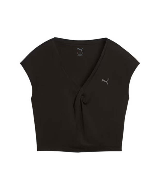 Camiseta de Fitness Puma Move Cloudpsun Twist Mujer Negro