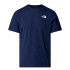 Camiseta de Montanha The North Face 24/7 Reg Blue Homem