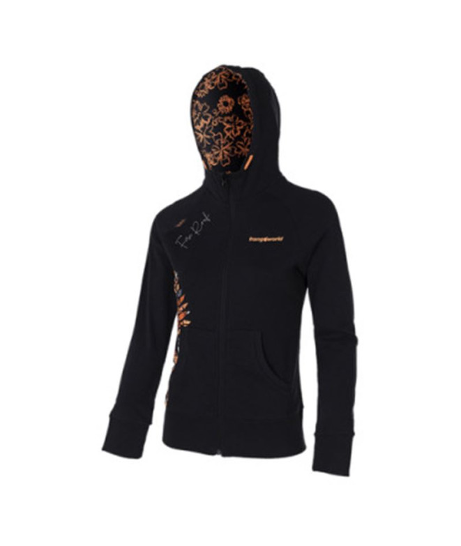 Casaco de Montanha Trangoworld Turda Mulher Preto/Laranja