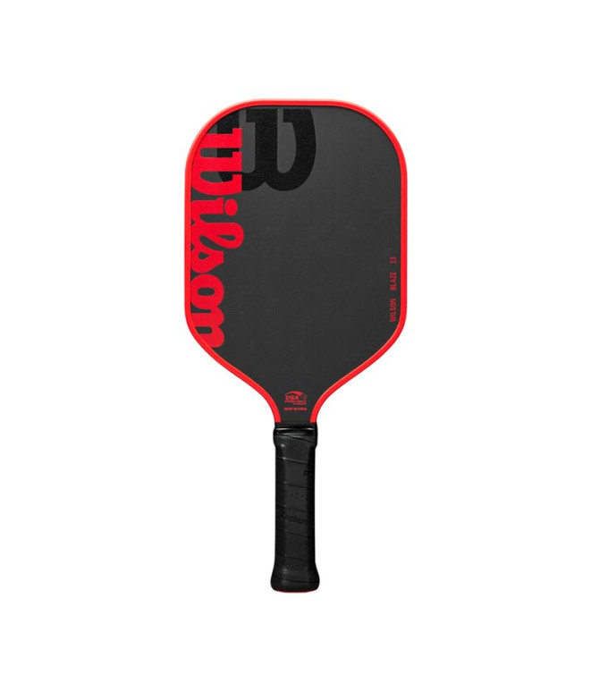 Pala de Pikleball Wilson Blaze 13Mm Pickleball Paddle Negro/Rojo