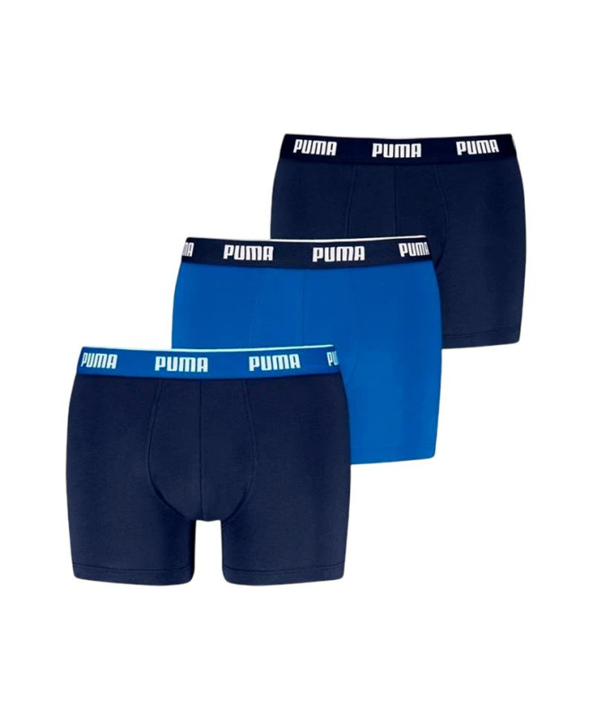 Calzoncillos Puma Everyday Basic Boxers 3P Hombre True Azul Combo