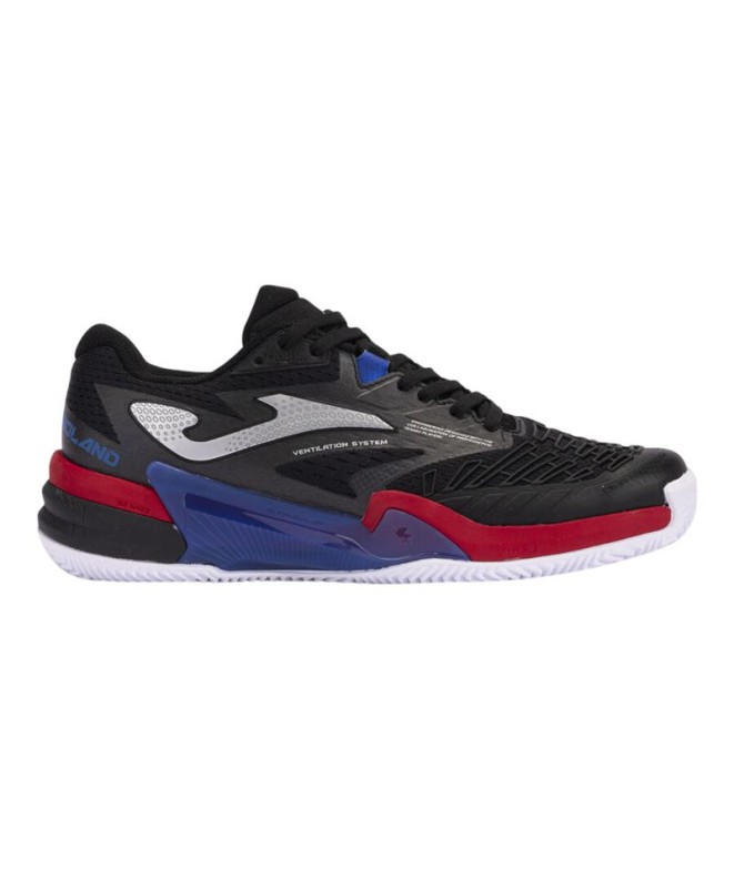 Zapatillas Joma T.Roland 2401 Hombre Negro/Rojo
