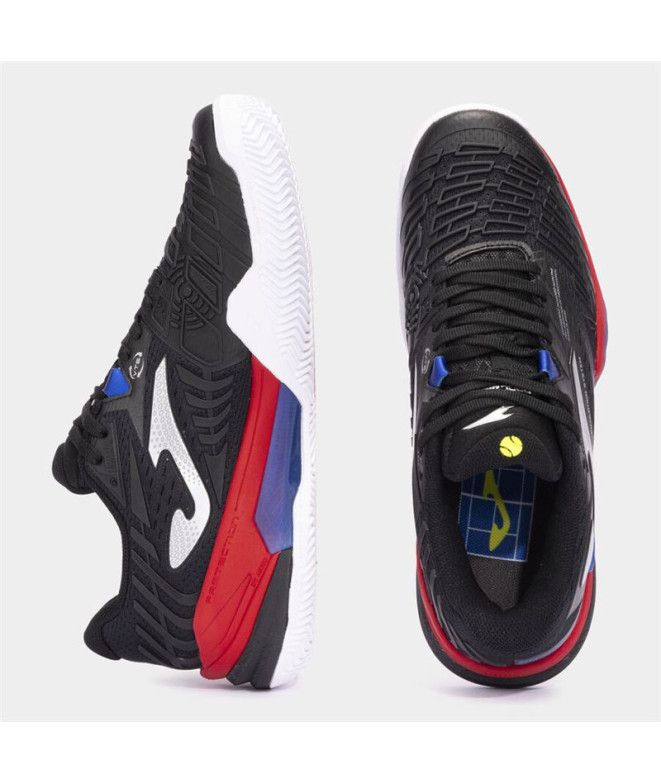 Zapatillas Joma T.Roland 2401 Hombre Negro/Rojo