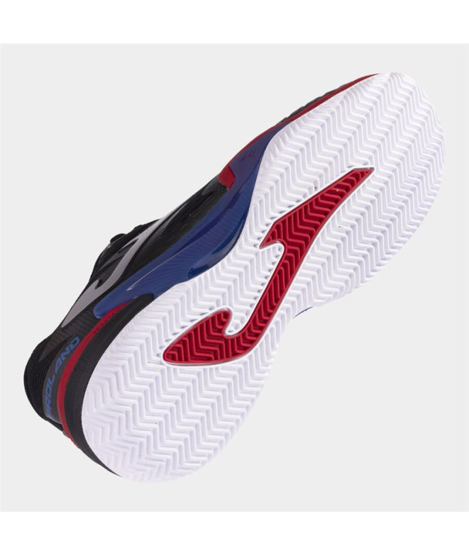 Zapatillas Joma T.Roland 2401 Hombre Negro/Rojo