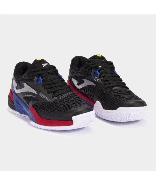 Zapatillas Joma T.Roland 2401 Hombre Negro/Rojo