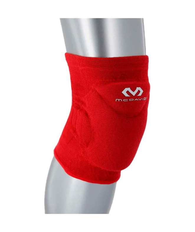 Joelheiras Mc David Flex-Force Par Vermelho