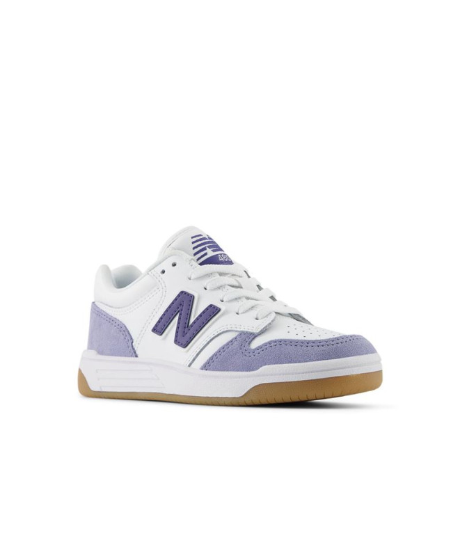 Chaussures New Balance 480 Enfant Blanc