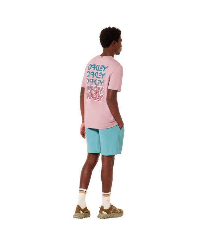 T-shirt Oakley B1B Repeated Tee Homme Rose