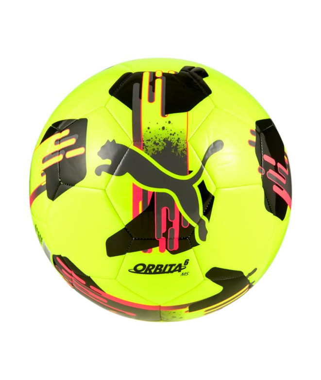Balón de Fútbol Puma Orbita 6 Alerta amarilla/Efecto sol/Plata envejecida mate