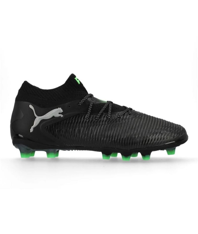 Botas de fútbol de Fútbol Puma Future 8 Ultimate Ag Negro/Gris Claro/Verde Fluo