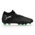 Botas de futebol de Futebol Puma Future 8 Ultimate Ag Preto/Cinza Claro/Verde Fluorescente