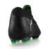 Botas de futebol de Futebol Puma Future 8 Ultimate Ag Preto/Cinza Claro/Verde Fluorescente