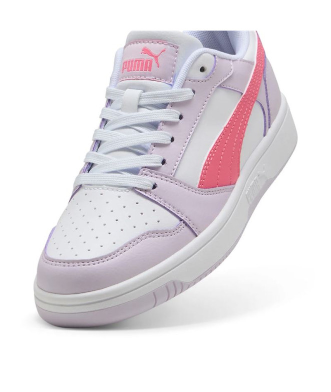 Chaussures Puma Rebound V6 Lo J,Lilac Frost Mag...