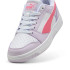 Chaussures Puma Rebound V6 Lo J,Lilac Frost Mag Enfant Lilac Frost/Magic Rose/Blanc
