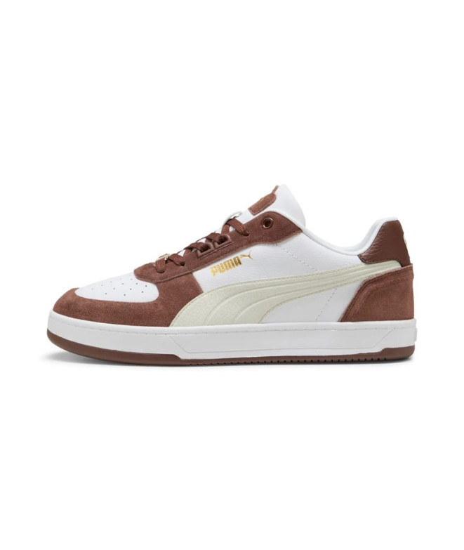 Chaussures Puma Caven 2.0 Lux S Homme Blanc/Alpine Snow/Chocolat