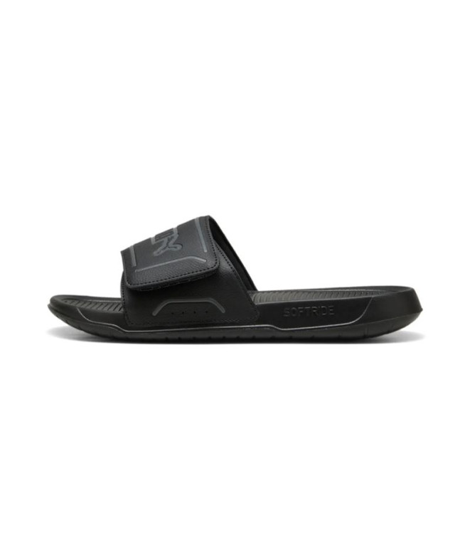 Chinelos Puma Royalcat COlympic de Marsella fort 2 Homem Negro/Cinza Escuro Cool