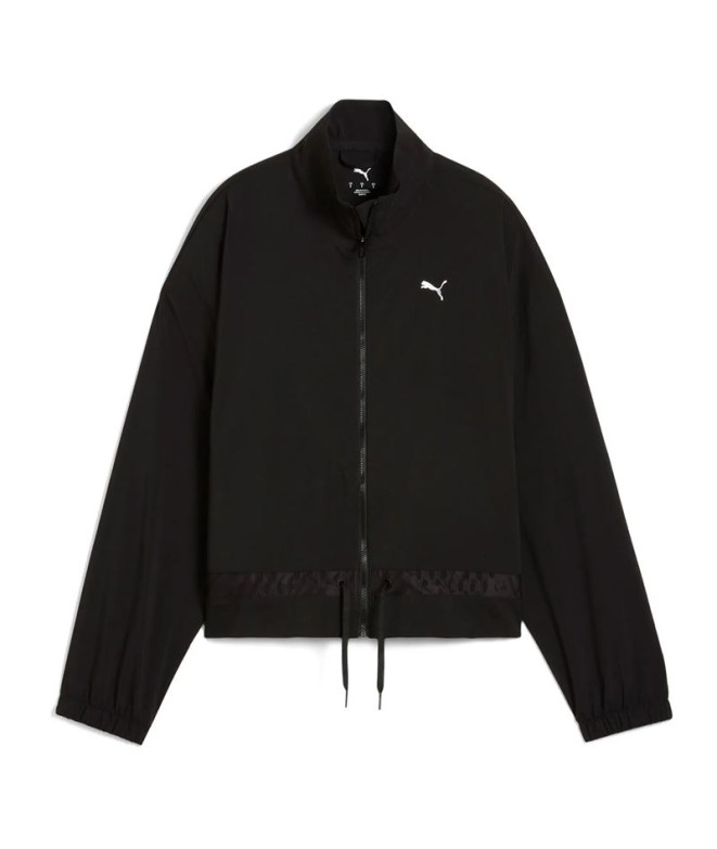 Chaqueta de Fitness Puma Lace Woven Mujer Negro