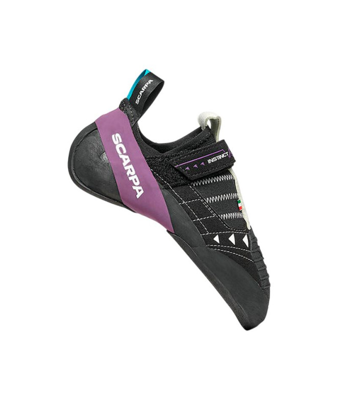 Pie de Gato de Escalada Scarpa Instinct Vsr Lv Negro-Violet-Milk .Fjl .
