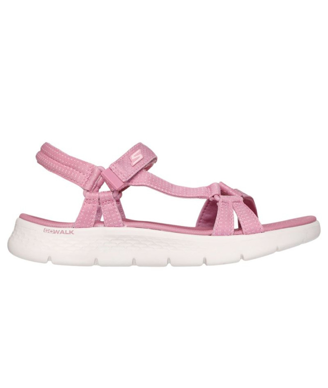 Sandalias Skechers Go Walk Flex Sandal Mujer Mauve