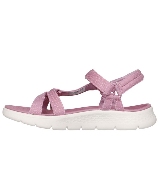 Sandales Skechers Go Walk Flex Sandal Femme Mauve
