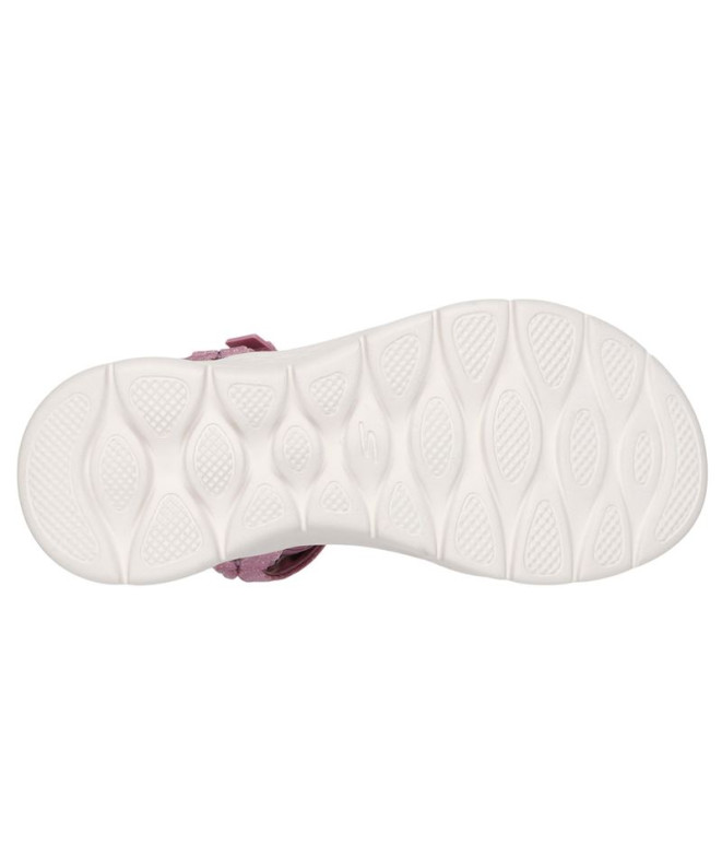 Sandales Skechers Go Walk Flex Sandal Femme Mauve