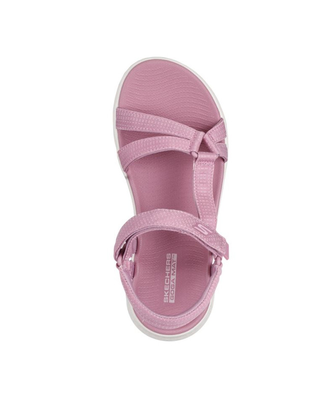 Sandales Skechers Go Walk Flex Sandal Femme Mauve