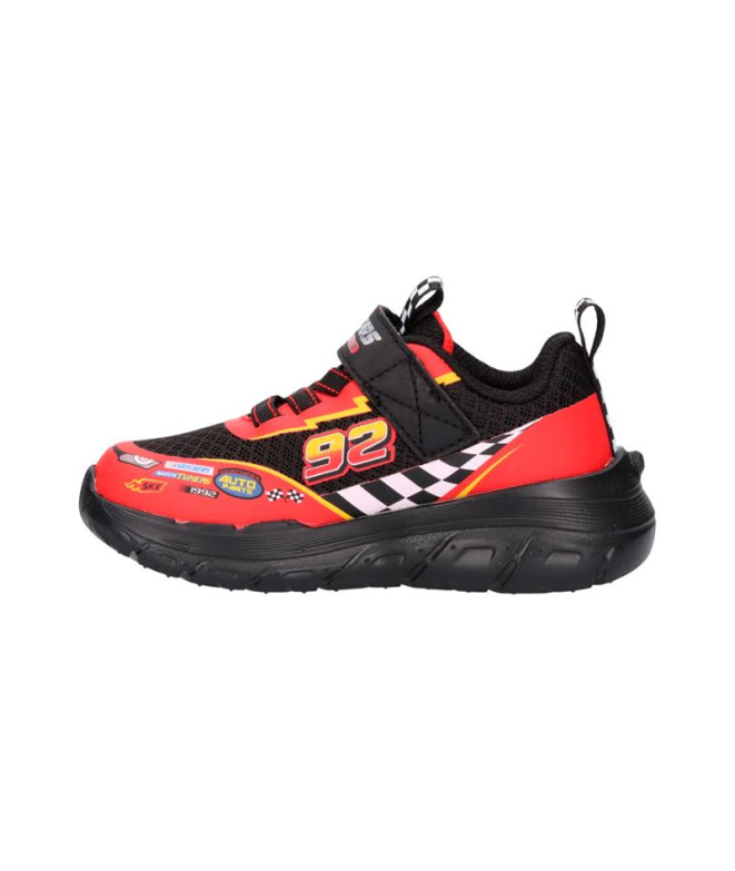 Chaussures Skechers Skech Tracks Enfant Noir/Rouge