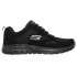 Sapatilhas Skechers Burns- Agoura Homem Couro Preto/ Malha/ Acabamento