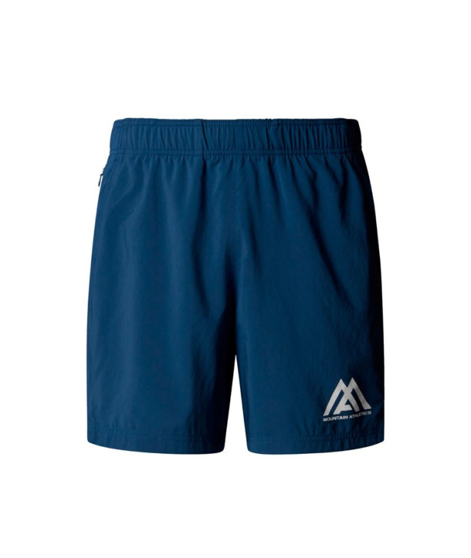 Pantalones de Montaña The north Face Mountain 24/7 7In Graphic Blue Hombre