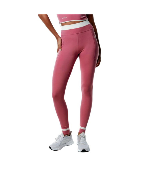 Mallas de Fitness Black Limba Courtedge Mujer Dusty rose & Cream
