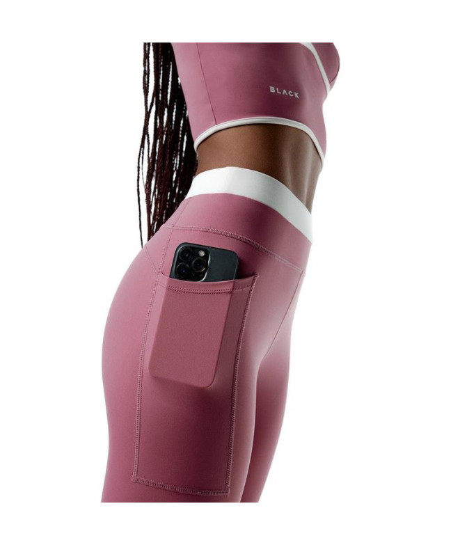 Mallas de Fitness Black Limba Courtedge Mujer Rosa
