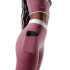 Malhas de Fitness Black Limba Courtedge Mulher Rosa poeira & Creme