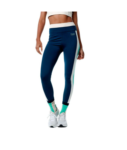 Mallas de Fitness Black Limba Synergyfit Mujer Tricolor...