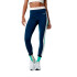 Mallas de Fitness Black Limba Synergyfit Mujer Tricolor Cream, Ocean blue & Sage