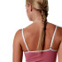Top de Fitness Black Limba Courtedge Mujer Dusty rose & Cream