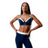 Haut de Fitness Black Limba Duality Femme Tricolore Crème, Bleu océan & Sauge