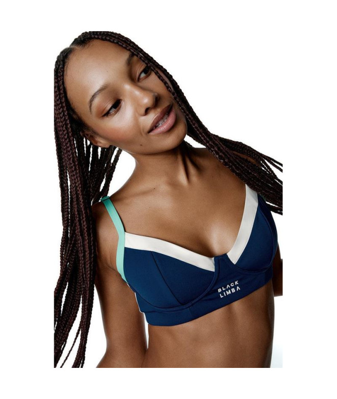 Top de Fitness Black Limba Duality Mulher...