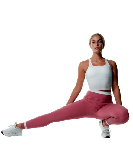 Top de Fitness Black Limba Apexfit Mulher Cream