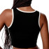 Haut de Fitness Black Limba Streamline - Noir & Crème Femme Noir & Crème