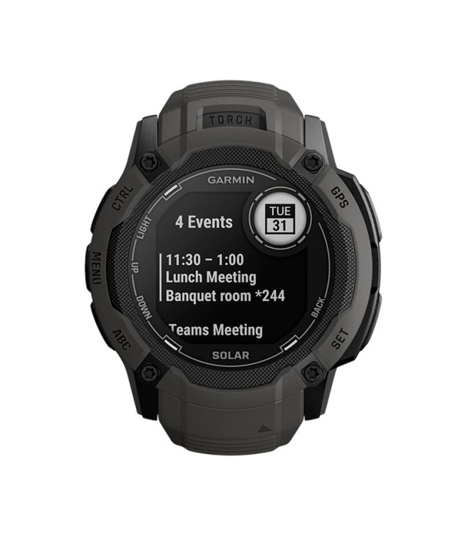 Montre Sportif Garmin Instinct 2X Solar Vert