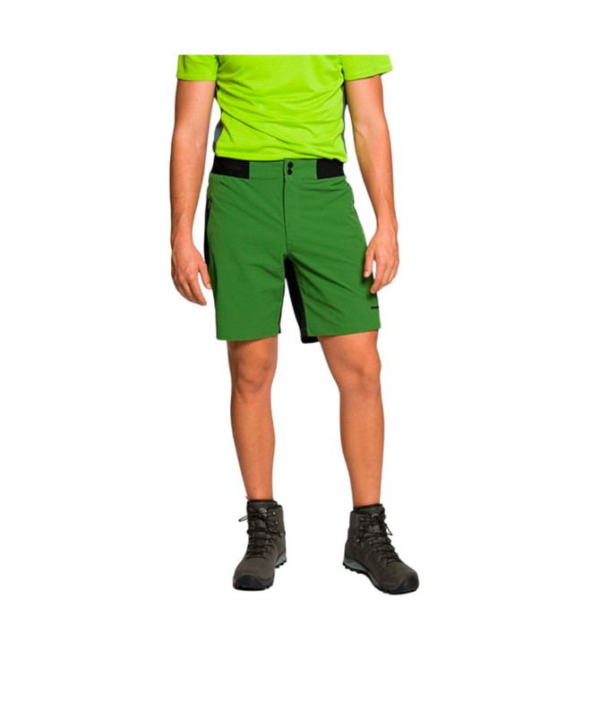 Pantalones Cortos Trangoworld Hornavan Df Hombre Verde/Negro