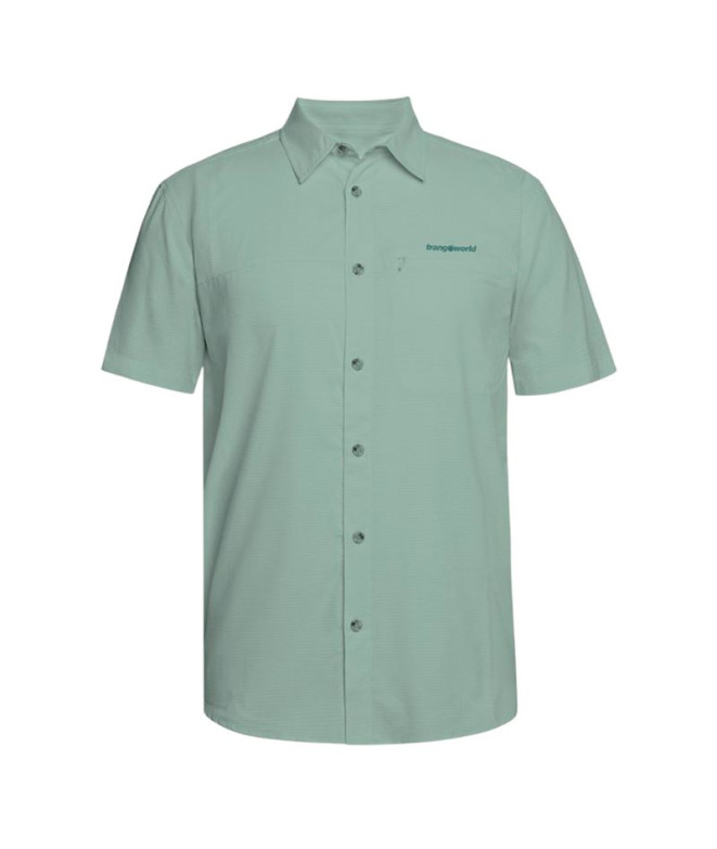 Camisa Trangoworld Esera Df Hombre Gris Azulado